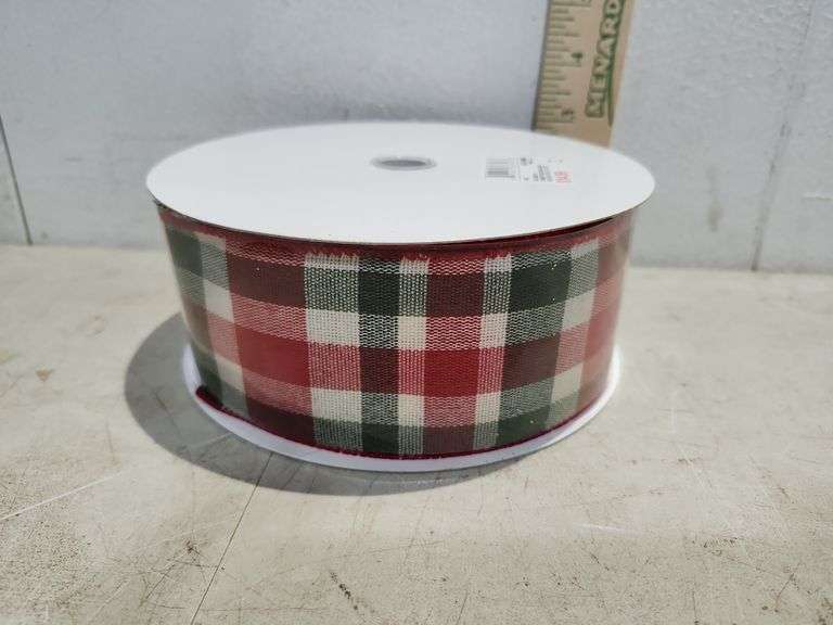 Christmas Ribbon 100 Ft X 2.5"
