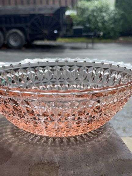 Pink depression Glass