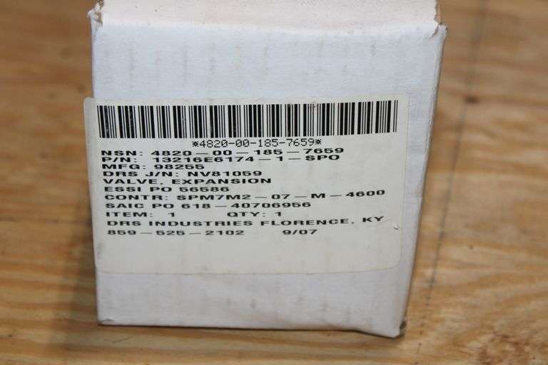 DRS Industries Expansion Valve