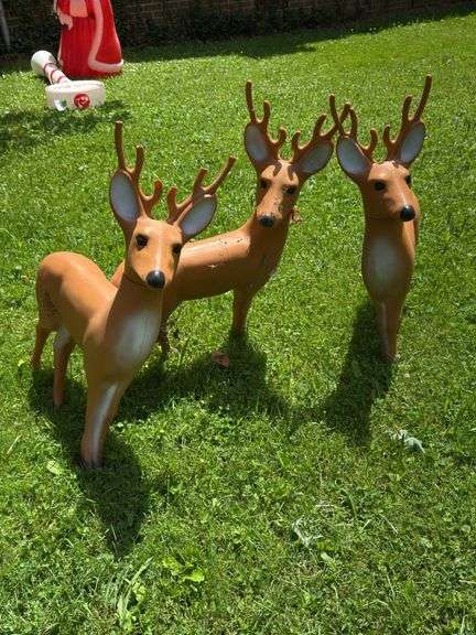 Vintage Blow mold Figures