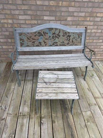 Outdoor Bench and table