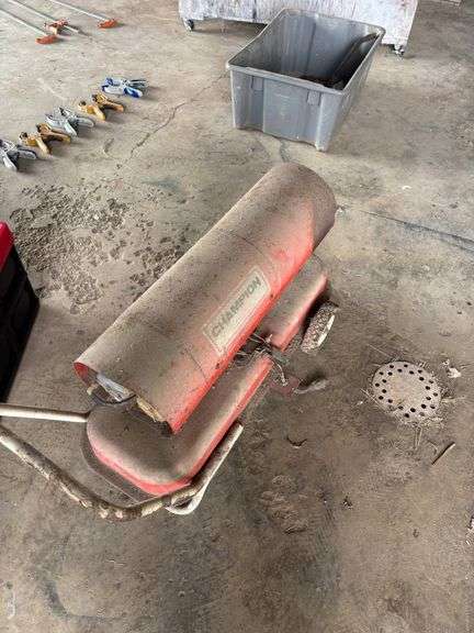 Champion Portable Electric Heater on Wheels
