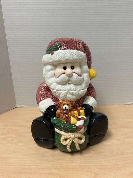 Santa Claus Ceramic Cookie Jar