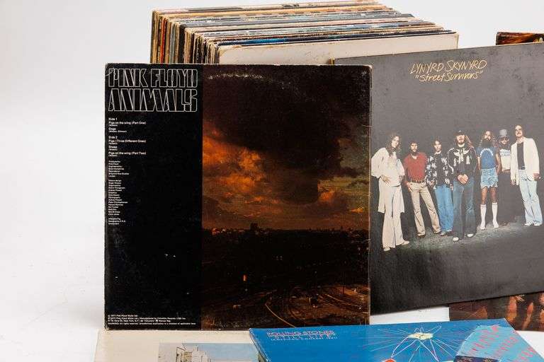 Vintage Vinyl Rock Albums- Styx, Pink Floyd, Kool, Skynyrd and More