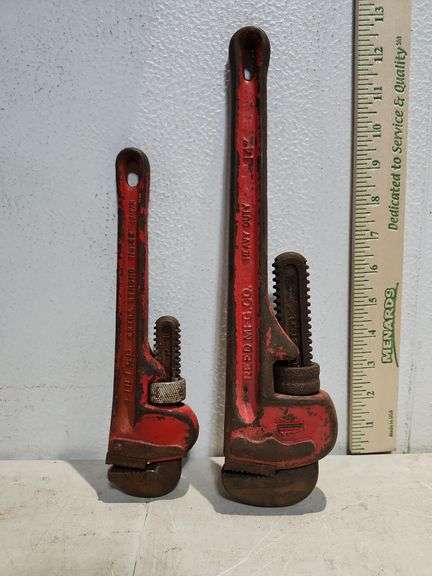 Reed Heavy Duty 14'' & Fuller Extra Strong 10'' Pipe Wrenches