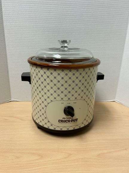 Vintage Rival Crock-Pot Stoneware Slow Cooker