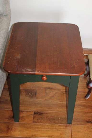 Green Accent Table
