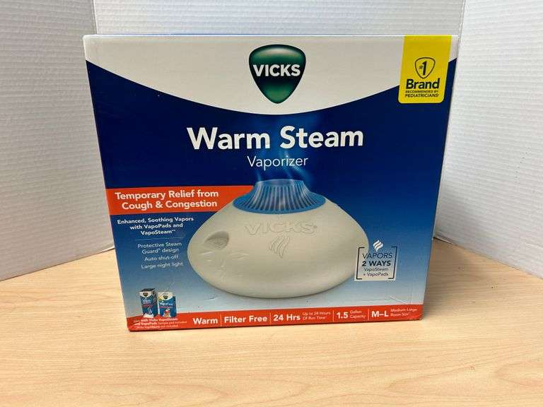 Vicks Warm Steam Vaporizer – Open Box