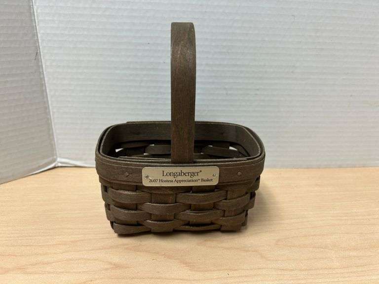 2007 Longaberger Hostess Appreciation Basket – Signed