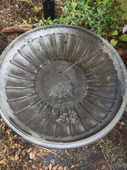 Cast Aluminum Birdbath