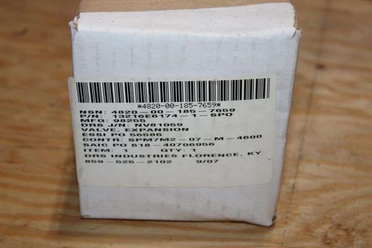 DRS Industries Expansion Valve