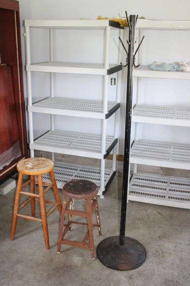 Stools & Coat Rack