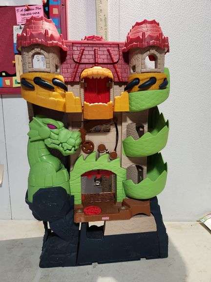 2008 Fisher-Price Imaginext Dragon World Castle Fortress 24'' Tall Castle Only