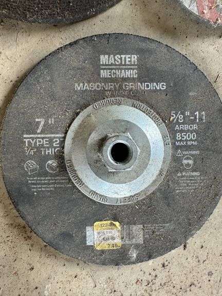 Three Grinding and Cutting Wheels for Power Tools