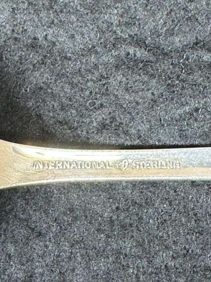 Courtship Pattern Sterling Silver Flatware Set 2916 Grams