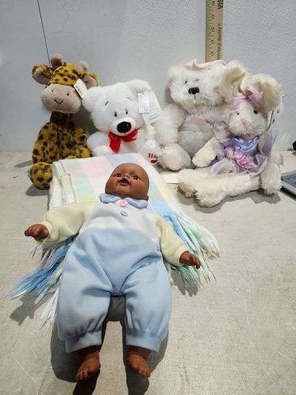 Baby Blanket, Baby Doll, & Plush Toys