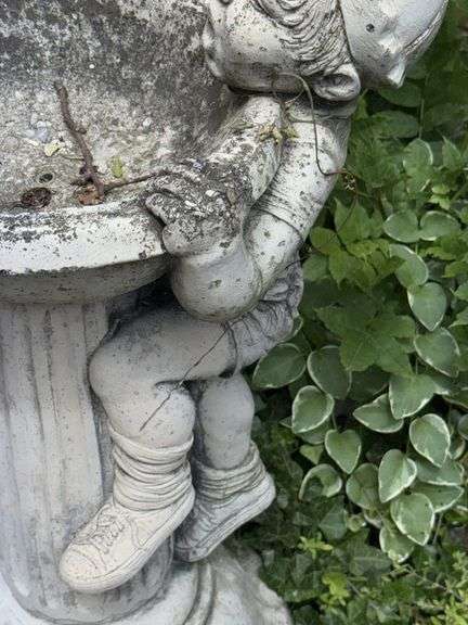 Concrete Birdbath