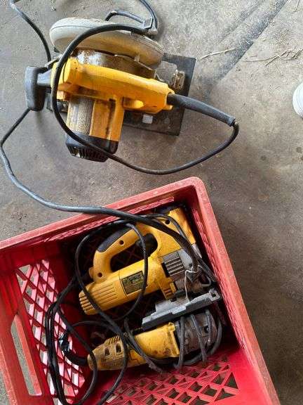 DeWalt Power Tools Including Circular Saw and Jigsaws