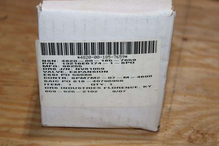 DRS Industries Expansion Valve