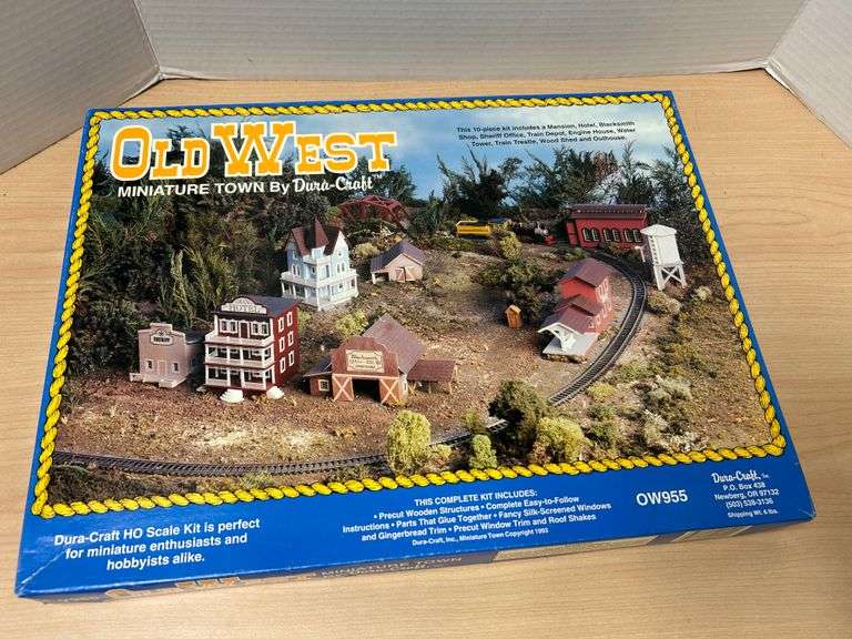 Dura-Craft Old West Miniature Town HO Scale Kit.