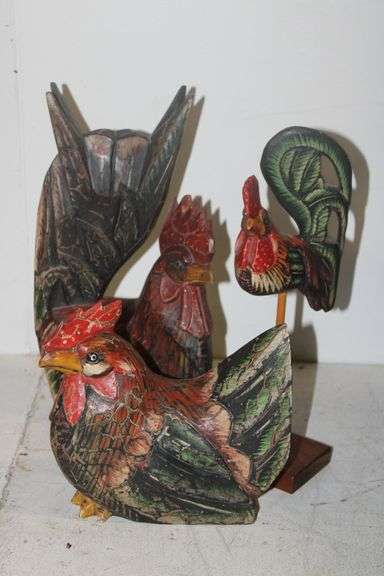Hen & Rooster Figures