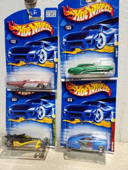 2001 Hot Wheels #67, 78, 142, 168
