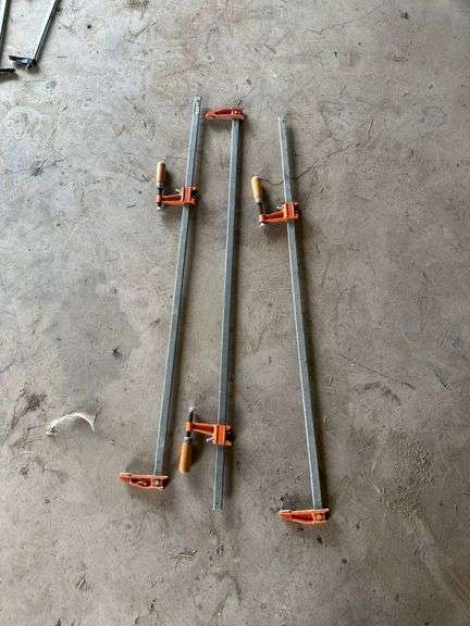 Three Long Clamps
