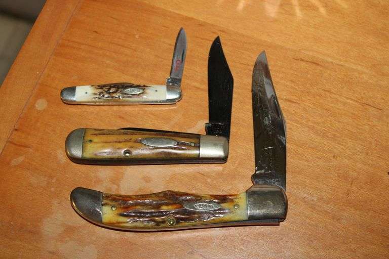 Stag Handle Pocket Knives