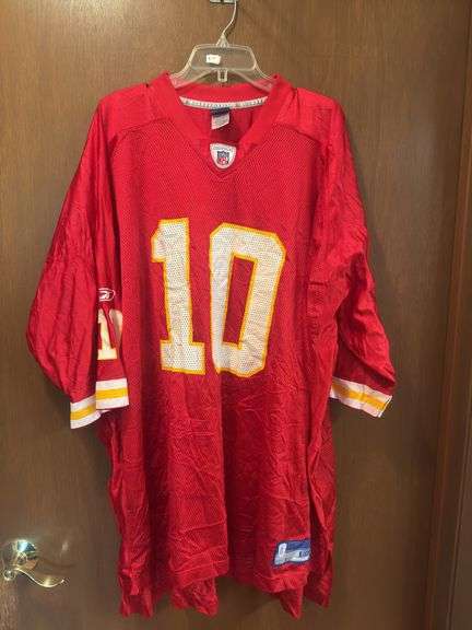 Chiefs Reebok NFL #10 Green Size 5XL
