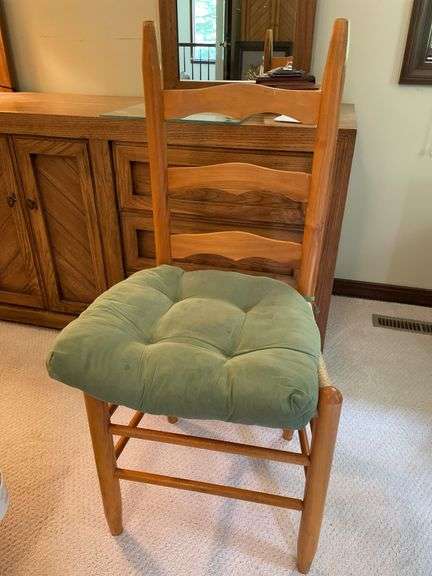 Rush Seat Ladder Back Chair