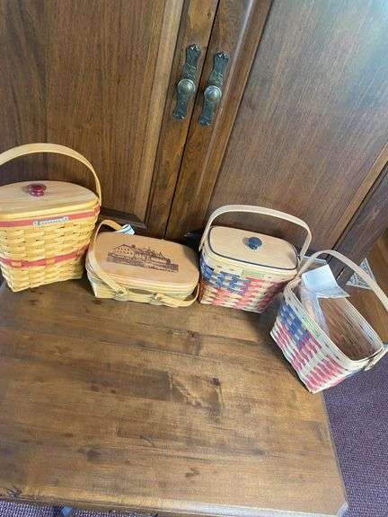 Patriotic Longaberger Basket Set