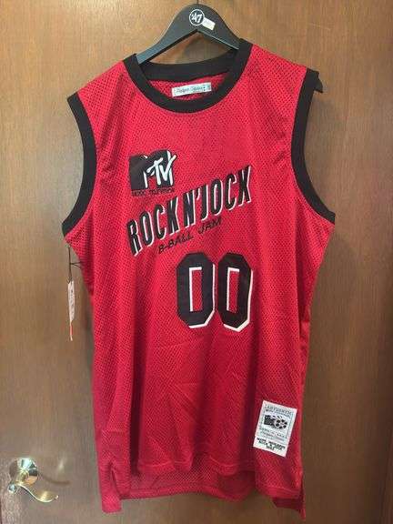 Rock N’ Jock Headgean Classics #00 MonkD Jersey Mark Wahlberg 1992 NEW WITH TAG Size 3XL