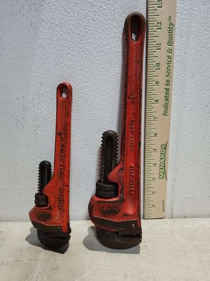 Ridgid 14'' & 10'' Pipe Wrenches