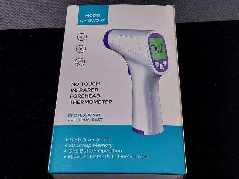 New No-Touch Infrared Forehead Thermometer (Model QY-EWQ-01)