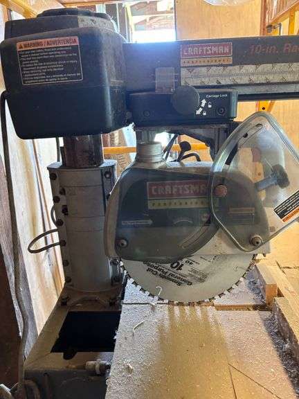 Craftsman Professional 10-Inch Radial Arm Saw with Stand