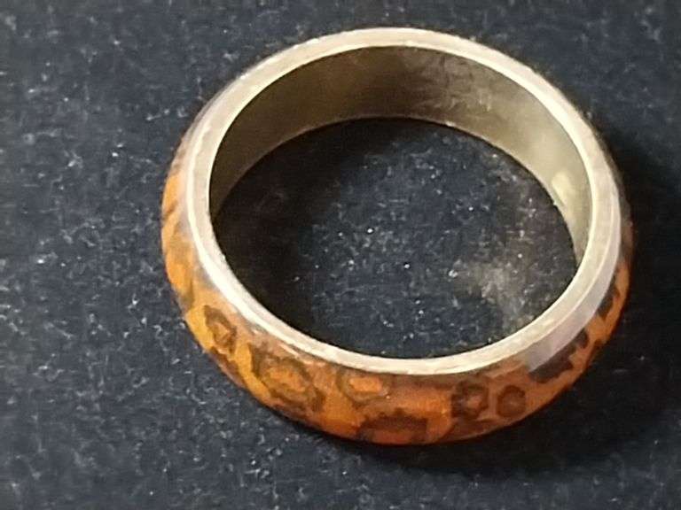 Leopard Print Resin Dome Bangle – Unmarked