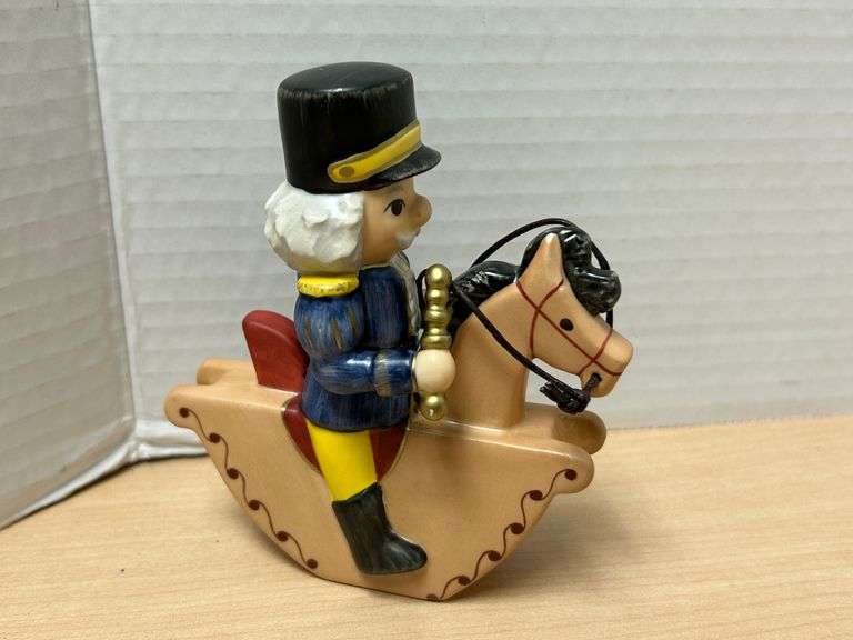Goebel Rocking Horse Soldier Figurine – Hand-Painted