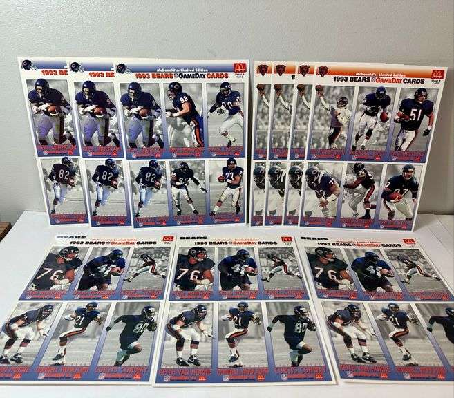 McDonald's Limited Edition GameDay Cards - Bears