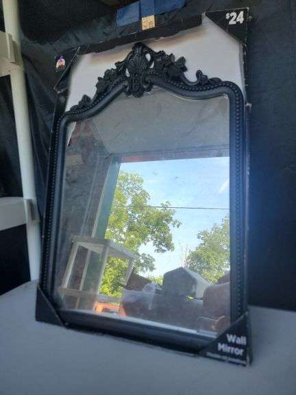 Halloween Black Plastic Wall Mirror 17"X24"