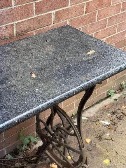 Cast iron Base with Marble