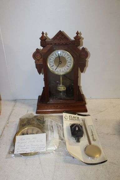 Antique Eastlake Clock & Parts