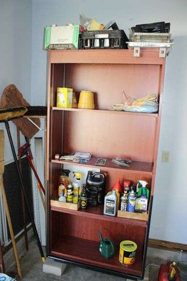 Shelf with Garage Items