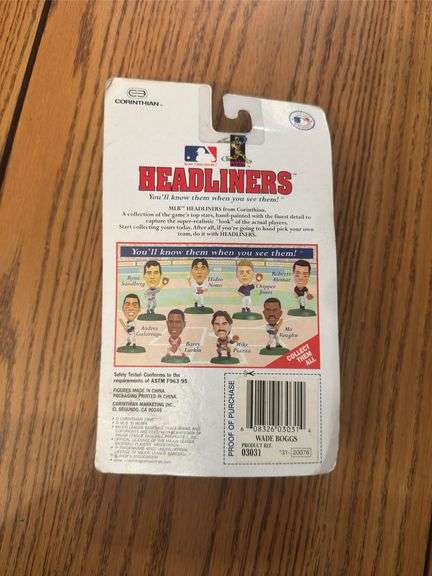 Headliners Yankees Wade Boggs