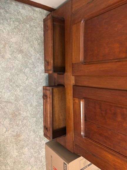 Wooden Wardrobe Cabinet with Shelving and Drawers, 52″x17″x85″