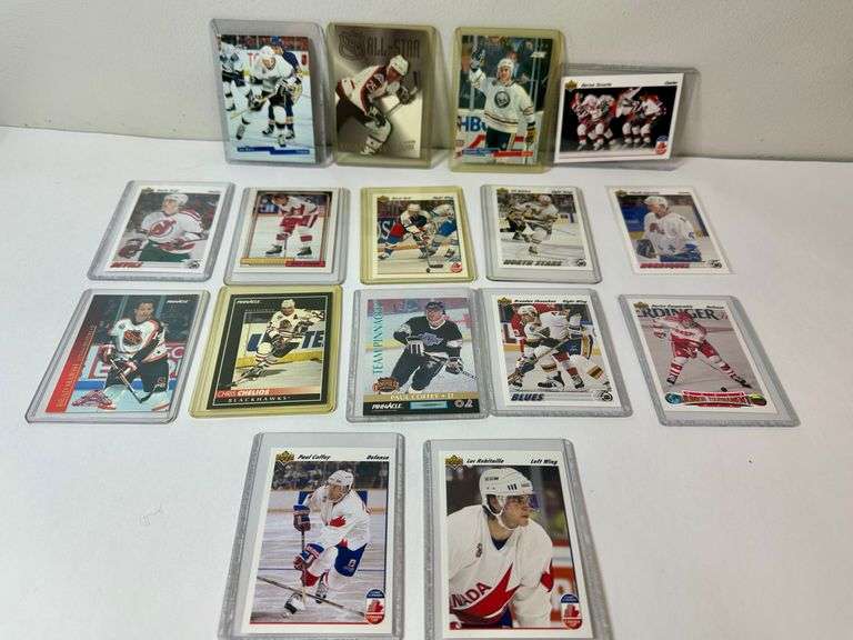 16 NHL Cards in Covers