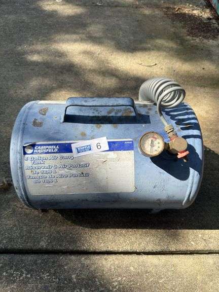Campbell 5 Gallon Air Reserve Tank