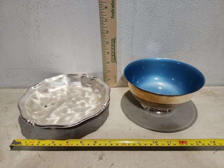 Reed And Barton Silver Plate Bowl 1120 6.5'' X 3.25'' And WMF Ikora Tarnish Resistant Silver Plated