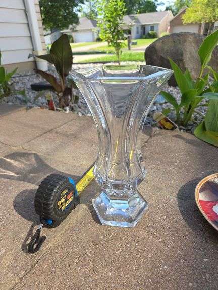 Large Crystal Vase