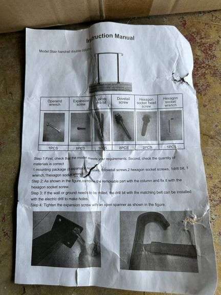 Metal Hand Rail Kit - New in Box