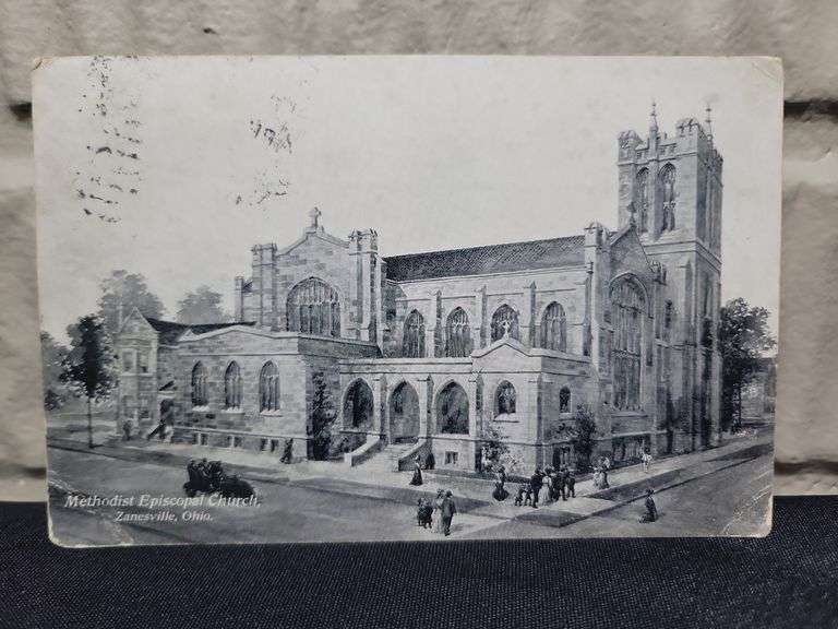 Antique Postcard – Methodist Episcopal Church, Zanesville, Ohio